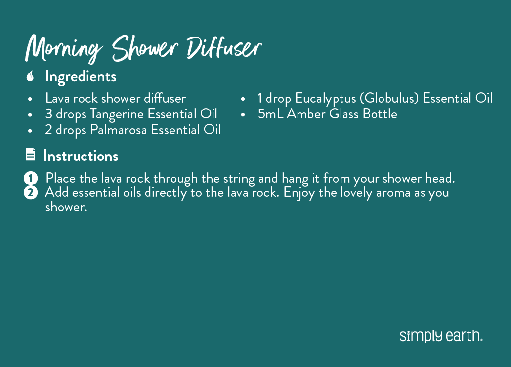 Simply EarthShop | Recipes | Morning Shower Diffuser Recipe