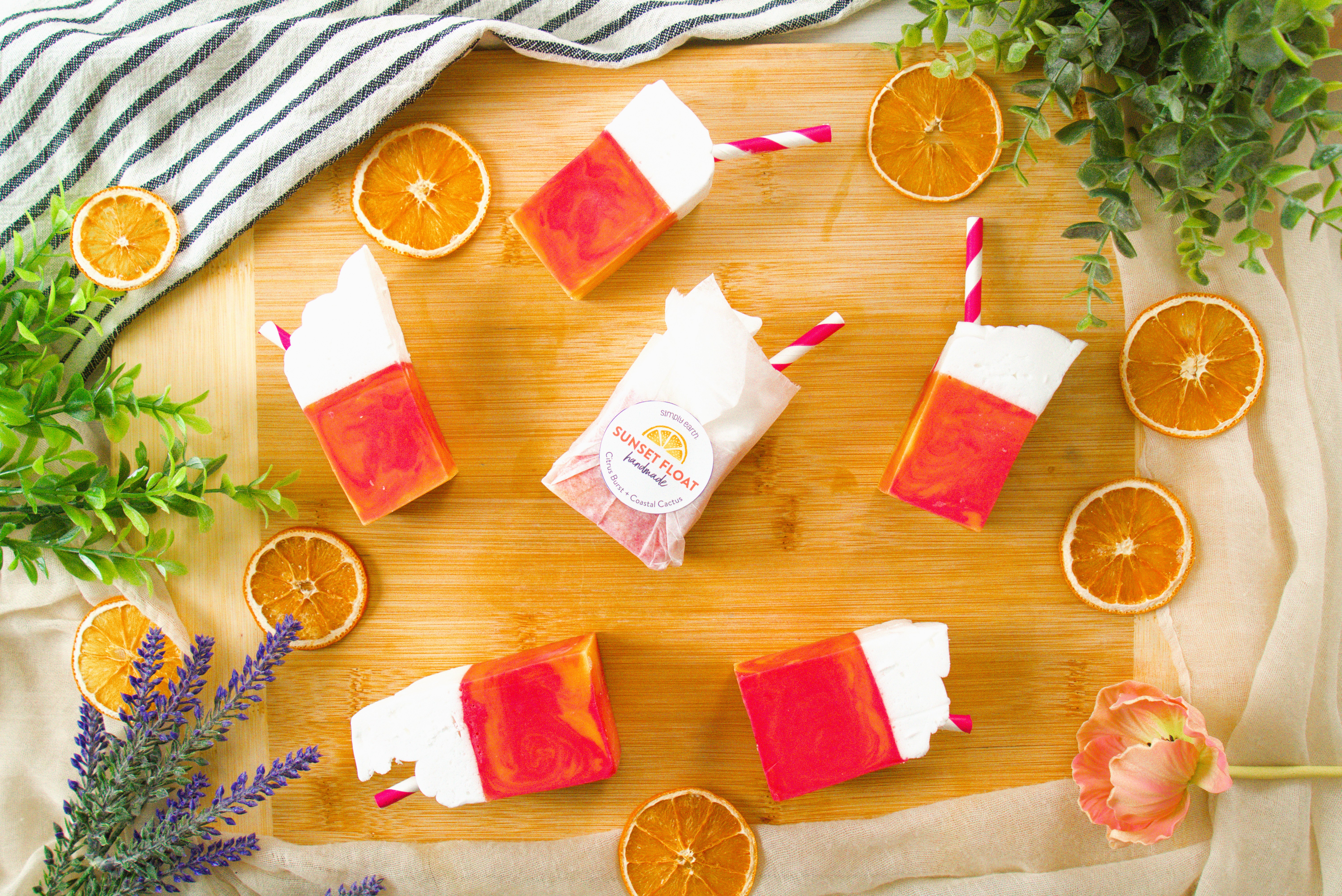 Soap Float Simply EarthShop | Recipes | Sunset Float Soap Recipe