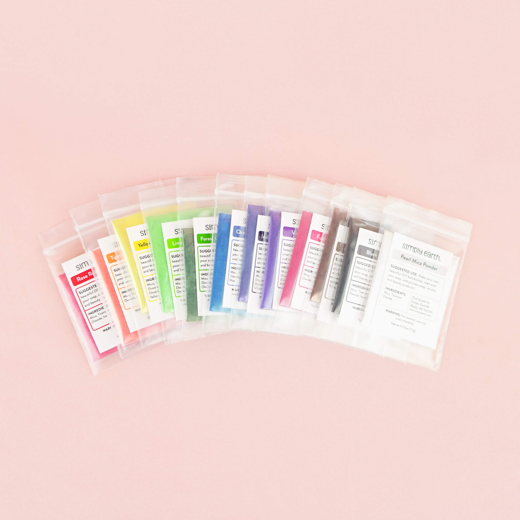 Mica Powder Sample Pack (Set of 12)