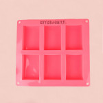 Six-Cavity Rectangle Soap Mold 1
