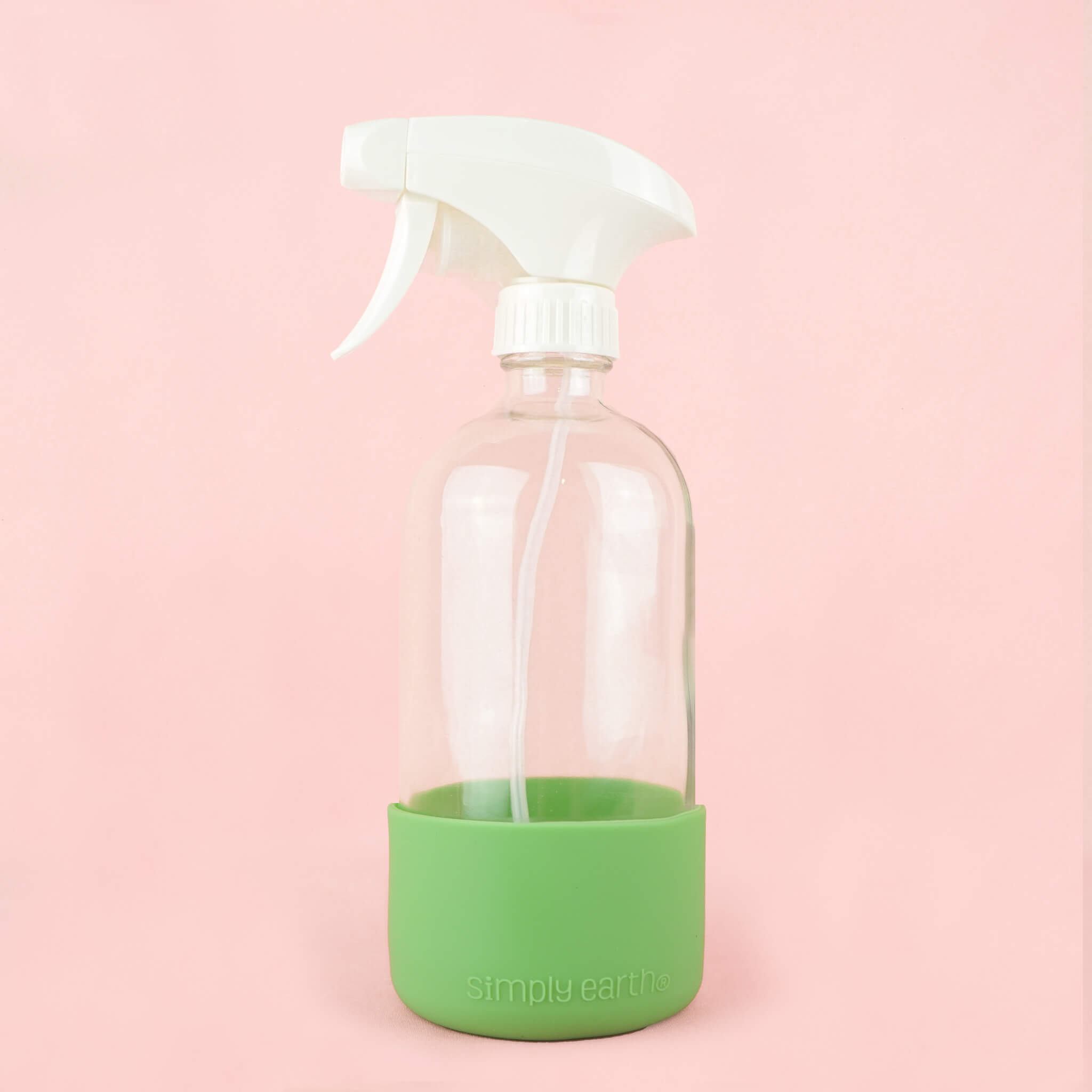Clear Glass Reusable Spray Bottle 16oz